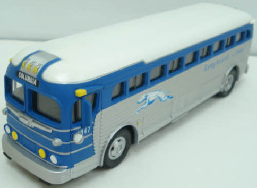 MTH 30-50009 1:48 Scale Greyhound Die-Cast Bus