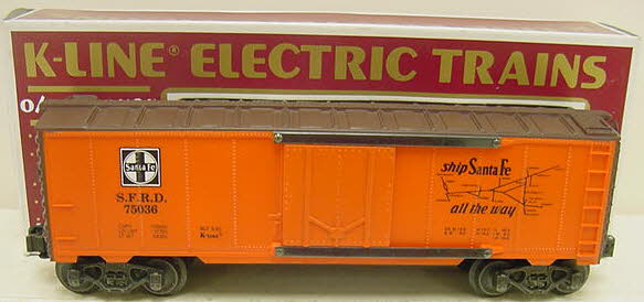 K-Line K75036 O Gauge Santa Fe Classic Reefer Car