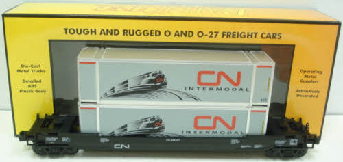 MTH 30-76285 Canadian National Husky Stack Car