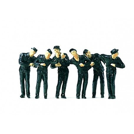 Merten Z2268 Z Scale Locomotive Personnel at Cab Figures (Set of 6)