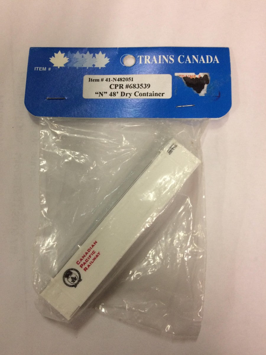 Trains Canada 41-N482051 N-Scale 48'Dry Container