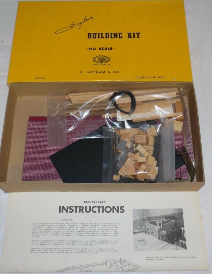 Suydam 55 HO Triangle Café Building Kit