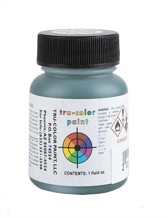 Tru-Color 387 Railroad Color Acrylic Paint GO Transit Dark Green - 1oz. Bottle