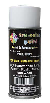 Tru-Color 4023 Matte Roof Brown 4.5 oz. Spray Paint Can