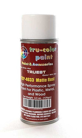 Tru-Color 4033 Railroad Color Acrylic Metal Rust Generic 4.5 oz. Spray Paint Can
