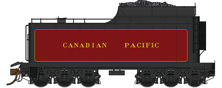 Rapido Trains 600092 HO Canadian Pacific 12,000 Gallon Coal Tender