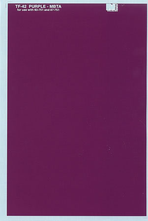 Microscale TF-42 Purple Trim Film