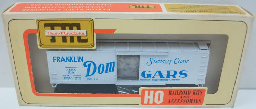 Train Miniature 8077 HO Domino Sugar Boxcar Kit