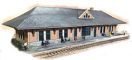 The N Scale Architect 10049 N New York Central Lines West Station Station Kit