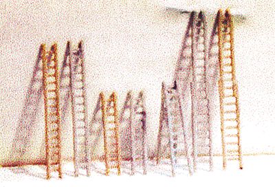 The N Scale Architect 96698 N Ladder Assortment Etched Brass Kit