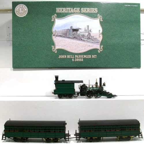 Lionel 6-30088 O Gauge BRASS John Bull Steam Passenger Train Set