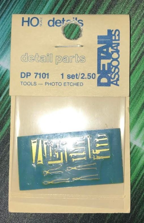 Detail Associates 7101 HO Photo-Etched Tool Set (Set of 24)
