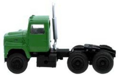 Atlas 2923 N Green 1984 Ford LNT 9000 Semi Tractor Cab (Pack of 2)