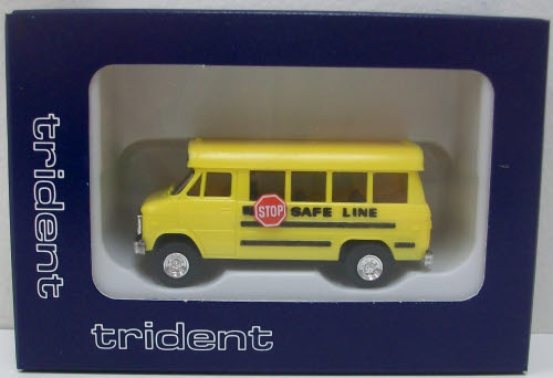 Trident Miniatures 90076 HO School Bus Safe Line