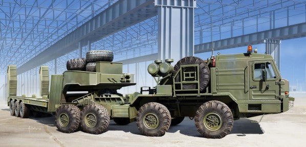 Trumpeter s 01086 1:35 BAZ-6403 Transporter w/ChMZAP Military Tank Model Kit