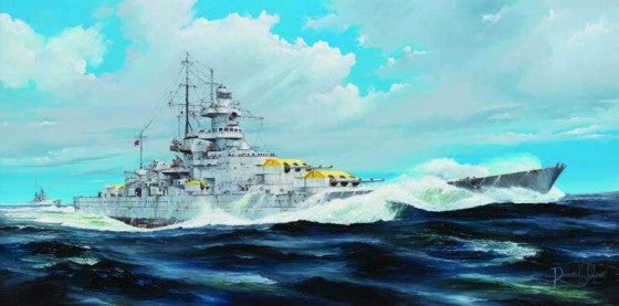 Trumpeter 03714 1:200 German Gneisenau Battleship Plastic Ship Kit