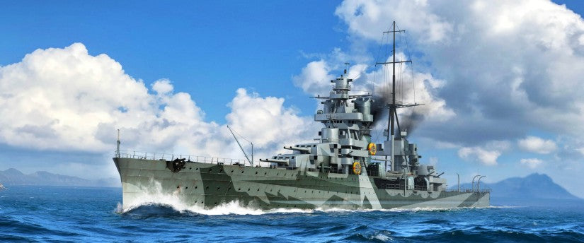 Trumpeter 05349 1:350 Gorizia Italian Heavy Cruiser Military Ship Model Kit