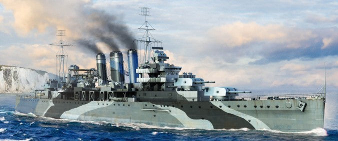 Trumpeter Models 06735 1:700 HMS Kent 1928 Heavy Cruiser Plastic Ship Kit