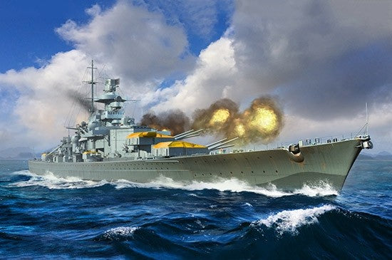 Trumpeter Models 06736 1:700 German Gneisenau Battleship Plastic Ship Kit