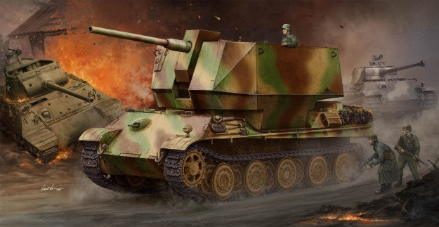 Trumpeter 09531 1:35 Black Panther Air Defense Military Tank Model Kit