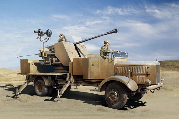 Trumpeter Models 09595 1:35 L4500A Truck with 5cm Flak 41 I Plastic Model Kit