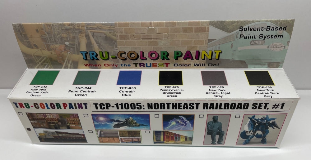 Tru-Color TCP-11005 Northest Railroad #1 - 1 oz Paint Bottle (Set of 6)
