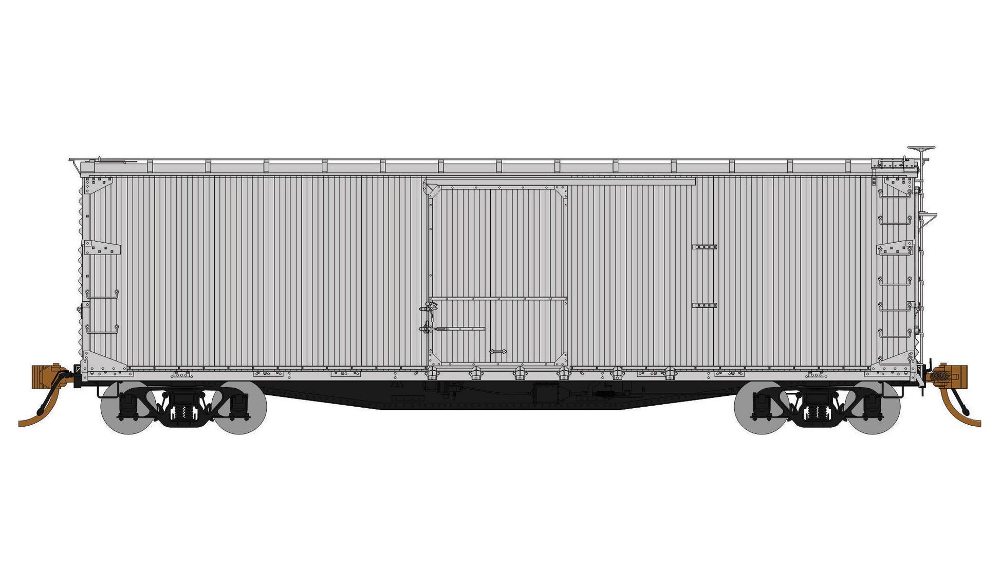 Rapido Trains 130199 HO Undecorated 40' USRA Boxcar