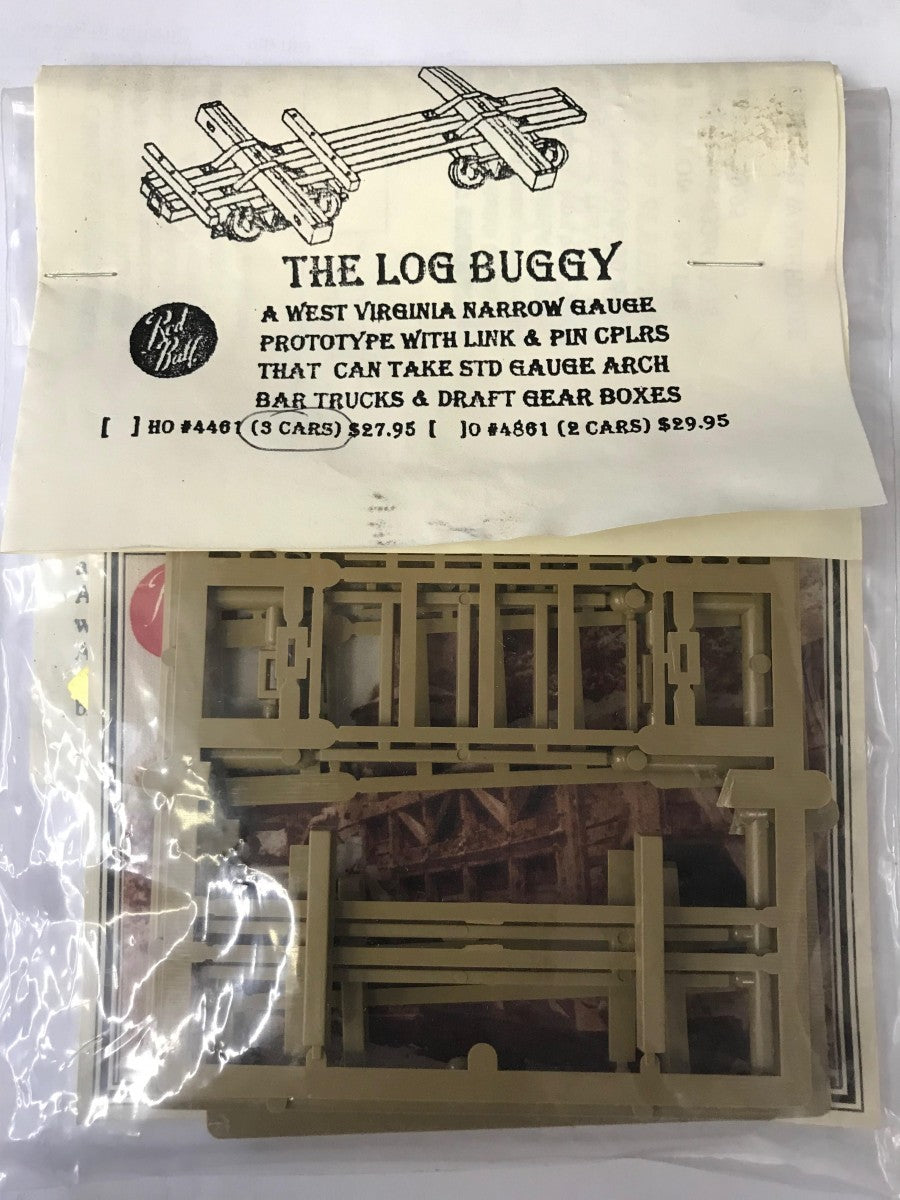 Red Ball 4461 HO Log Buggy Building Kit with Plastic and Metal Parts