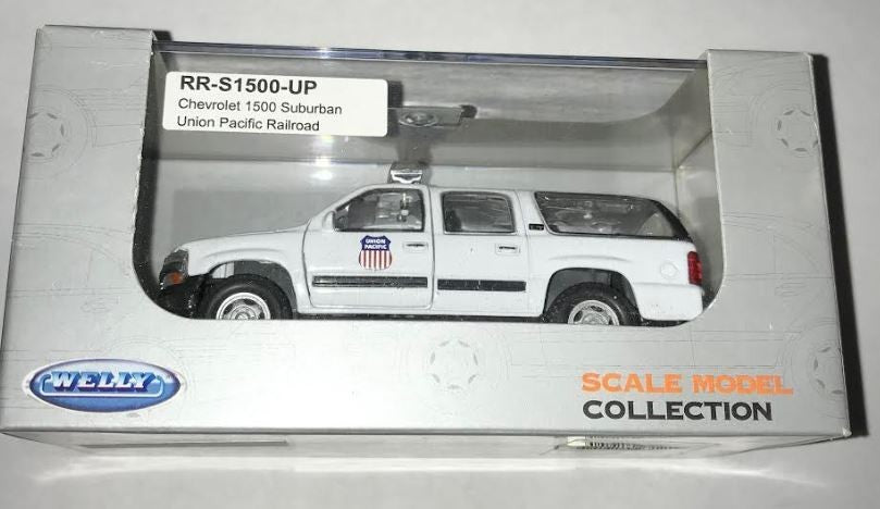 Welly Diecast RR-S1500-UP Chevrolet 1500 Suburban Union Pacific Railroad