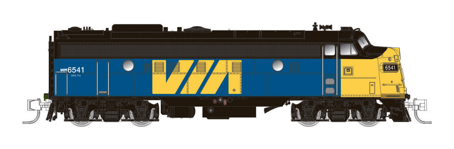 Rapido Trains 530011 N VIA Rail Canada CN FP9A Diesel Locomotive #6525