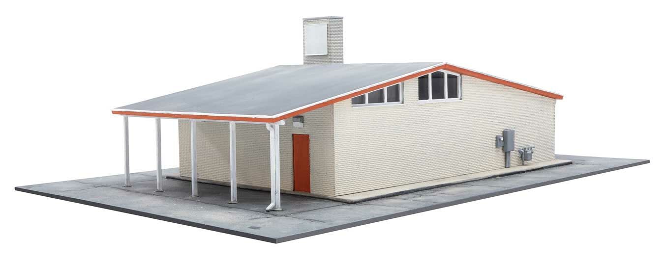 Walthers 933-3541 HO Scale Vintage Gas Station Building Kit