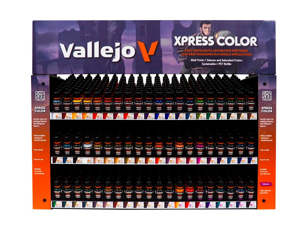 Vallejo Paint 10032 Xpress Color Paint Deal w/Stand-Alone