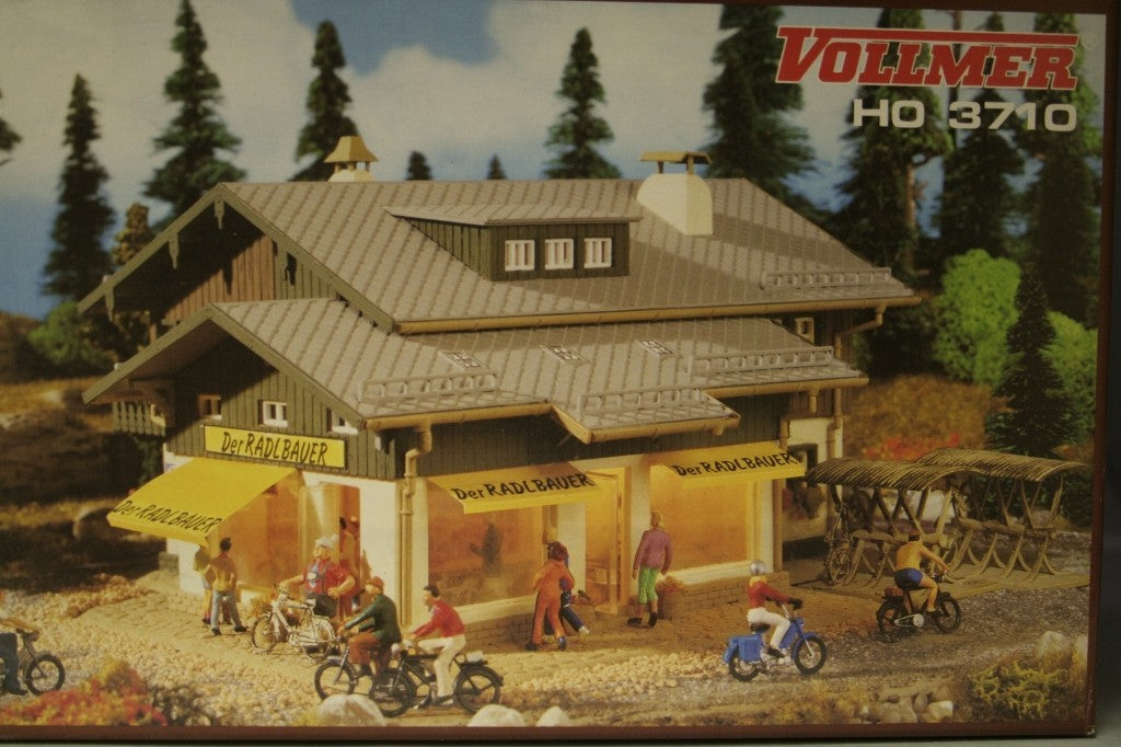 Vollmer 3710 HO Bicycle Shop Building Kit