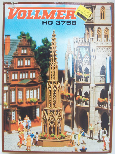 Vollmer 3758 HO Scale Historical Landmark Plastic Building Kit