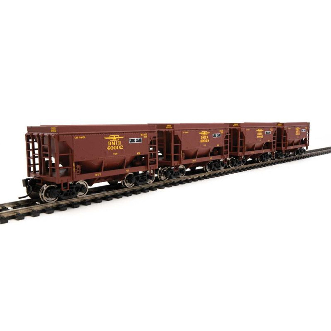Walthers 910-58069 HO DMIR T-Bird 24' Minnesota Taconite Ore Car #1 (Pack of 4)
