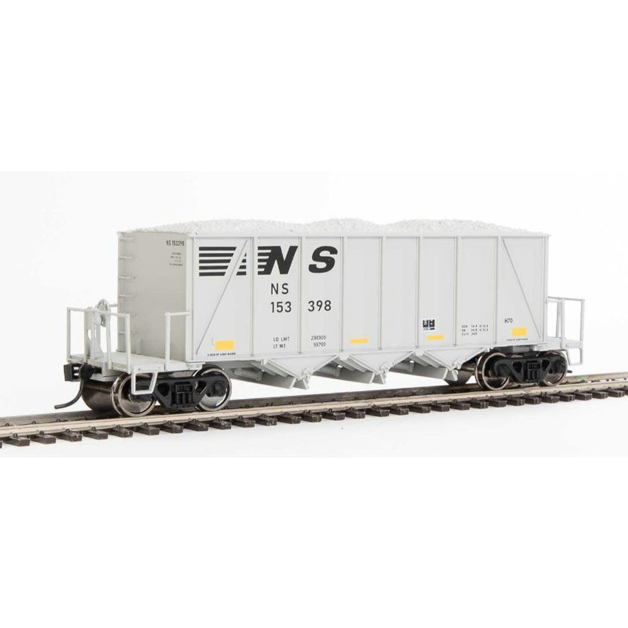 Walthers 920-106026 HO NS RTR 40' Ortner 100-Ton Open Aggregate Hopper #153398