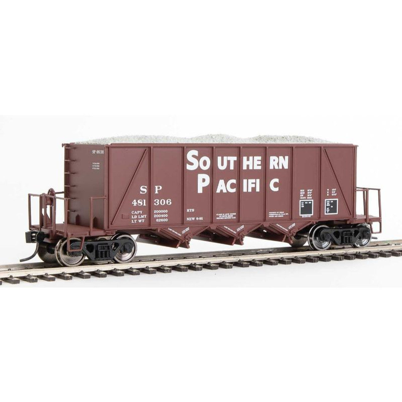 Walthers 920-106029 HO SP RTR 40' Ortner 100-Ton Open Aggregate Hopper #481306