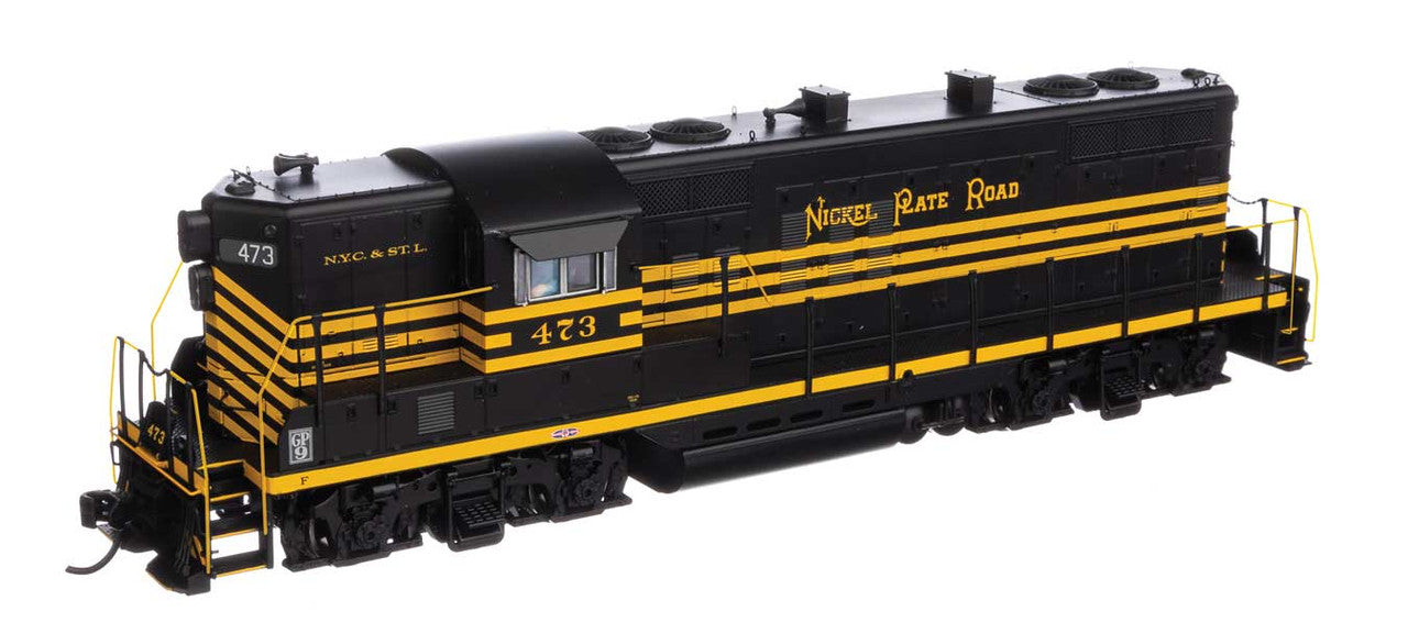 Walthers 920-49717 HO NKP EMD GP9 Ph. II High Short Hood Diesel Locomotive #473