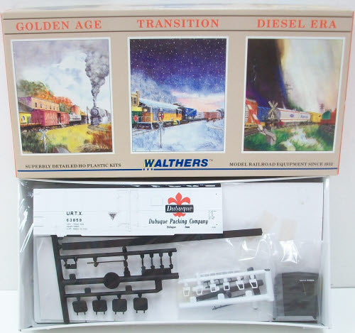 Walthers 932-2554 Dubuque URTX 40'''' Meat Reefer Kit #63859