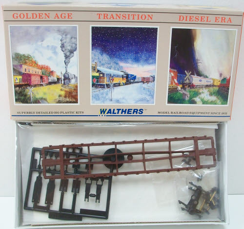 Walthers 932-3762 Chicago & North Western 54' GSC HO Scale Flatcar Kit