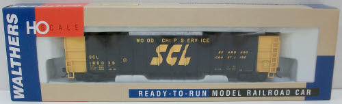 Walthers 932-4058 HO Scale Seaboard Coast Line 61' Wood Chip Hopper Car #180039