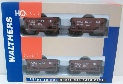 Walthers 932-4501 HO B&LE Taconite Ore Car 4-Pack