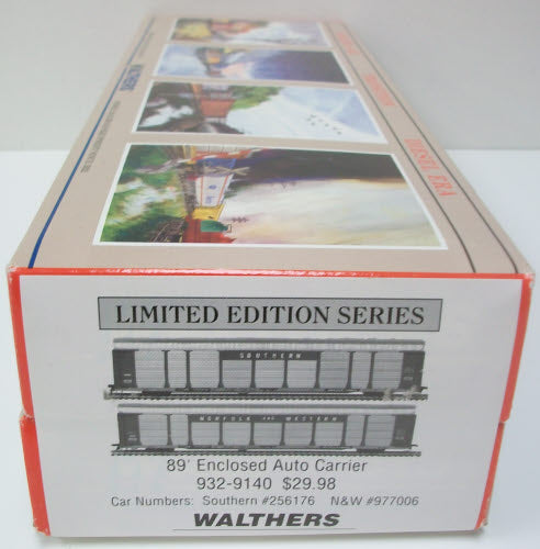 Walthers 932-9140 HO 89' 2-Pack Enclosed Auto Carrier Kits