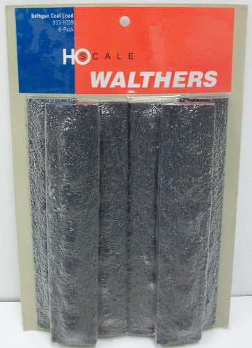 Walthers 933-1039 HO Scale Bethgon Coal Loads ( (Pack of 6)
