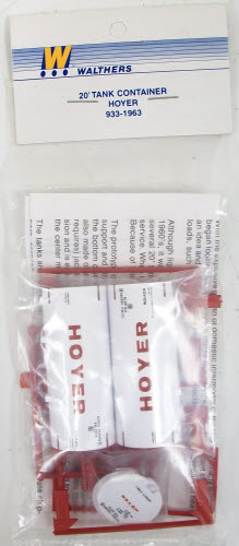 Walthers 933-1963 Hoyer 20' Tank Container Kit