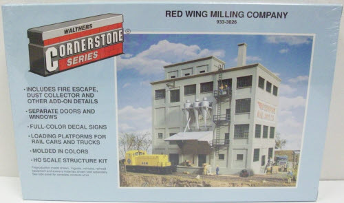 Walthers 933-3026 HO Red Wing Milling Company Structure Kit