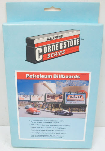 Walthers 933-3116 HO Scale Petroleum Billboards Kit