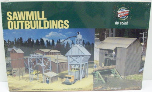 Walthers 933-3144 HO Sawmill Outbuildings Building Kit