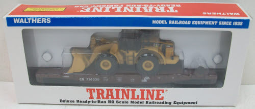 Walthers 931-757 Conrail 50' Flatcar w/Wheel Loader