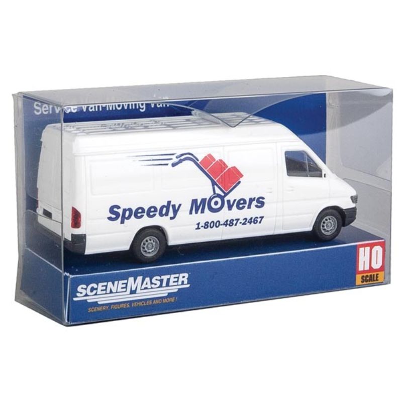 Walthers 949-12206 HO Speedy Movers Assembled Service Van